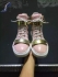 Giuseppe Zanotti exclusive pink croc embossed leather ringo sneakers